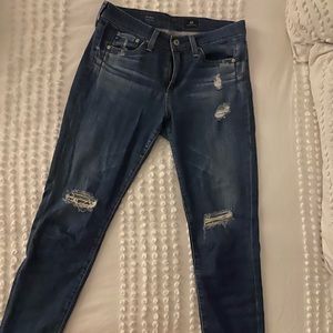 AG Vintage Wash boyfriend jeans: Beau